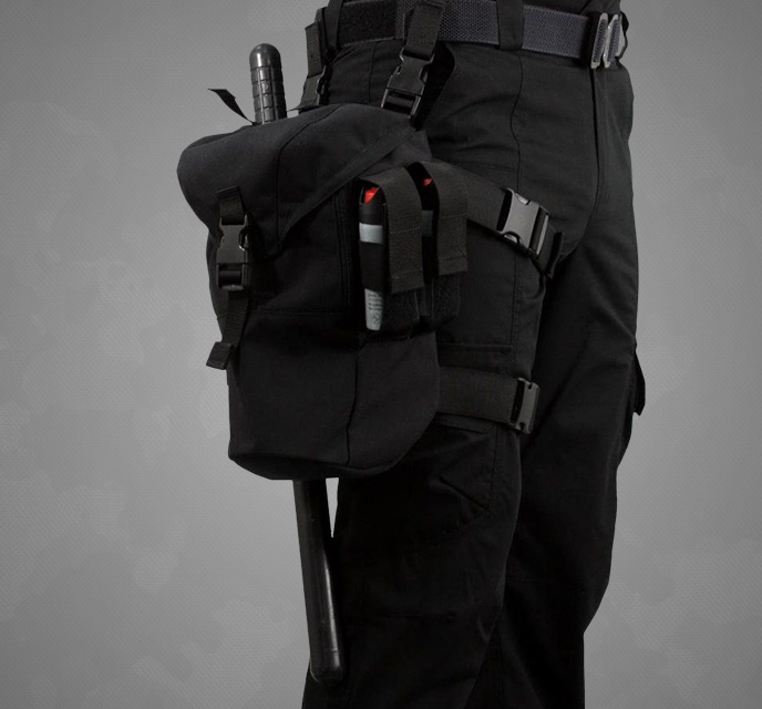 Molle Tactical Modular GAS MASK Pouch Carrying Case Vest Drum Bag PALS-TAN 
