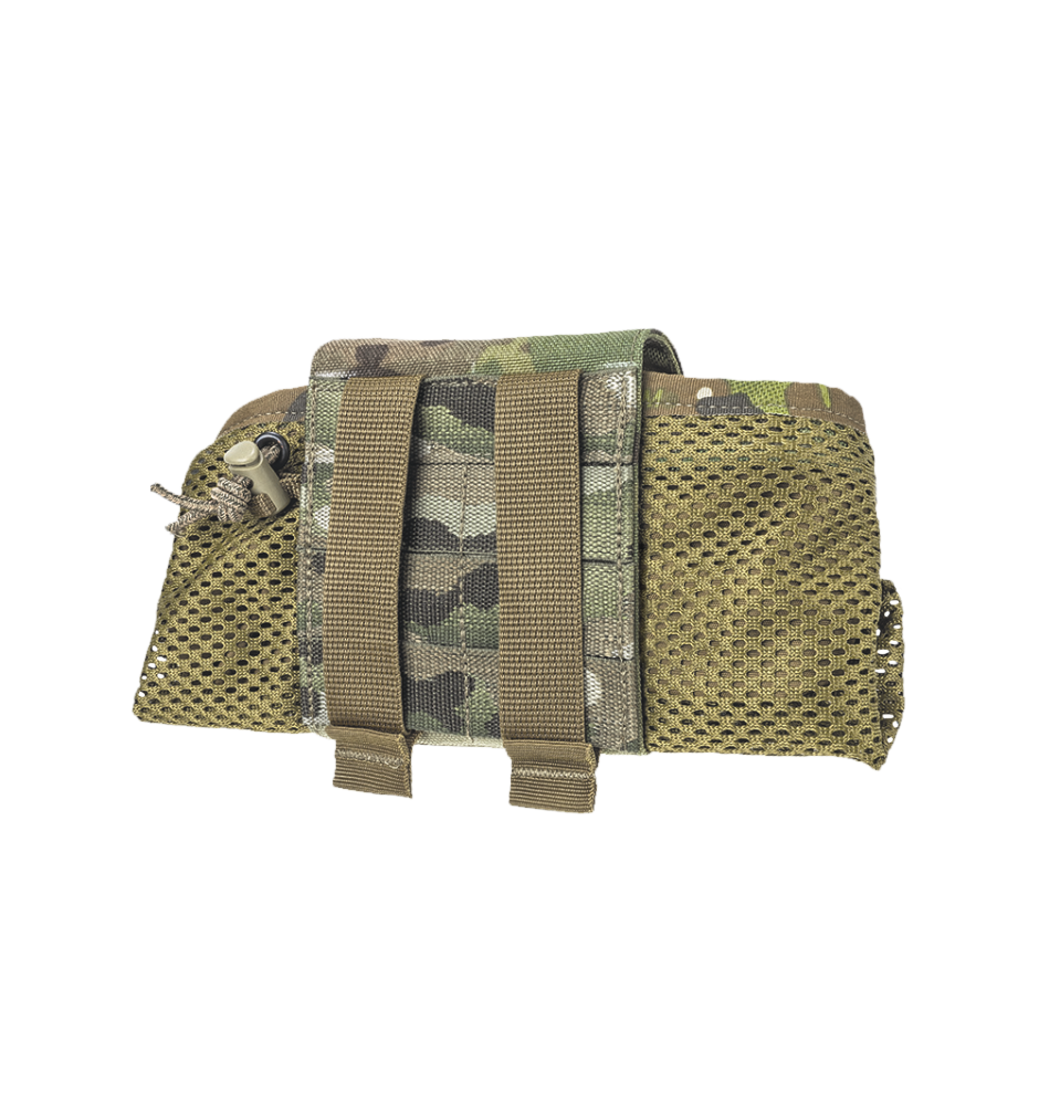Tactical Molle Foldable Magazine Mag Ammo Drop Dump Pouch Belt Military Belt Bag 