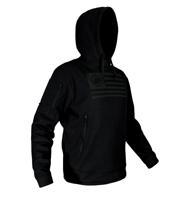 tactical black hoodie